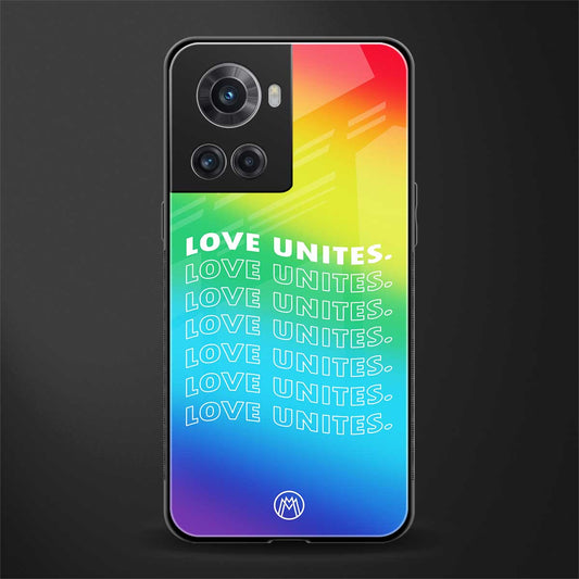 love unites back phone cover | glass case for oneplus 10r 5g