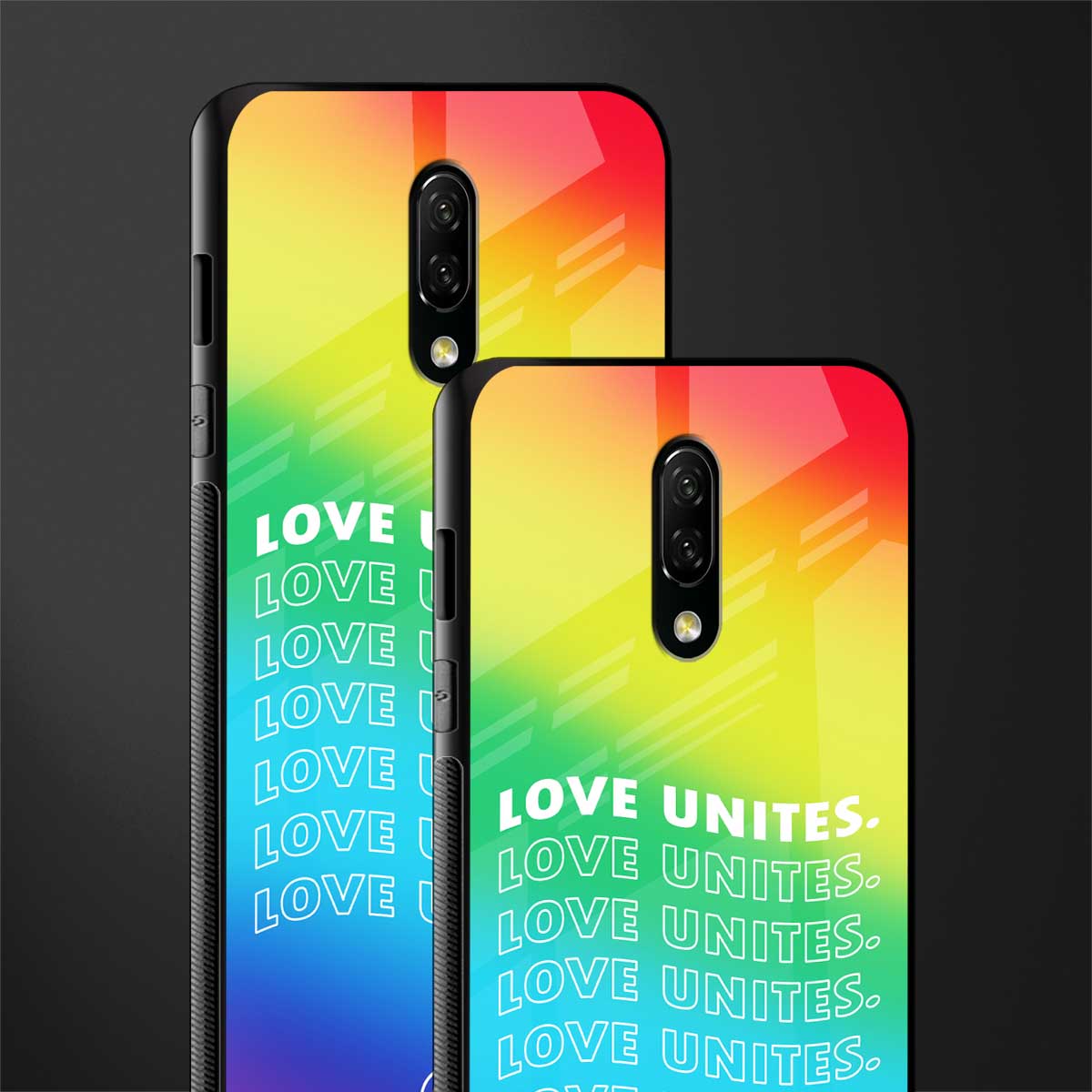love unites glass case for oneplus 7 image-2