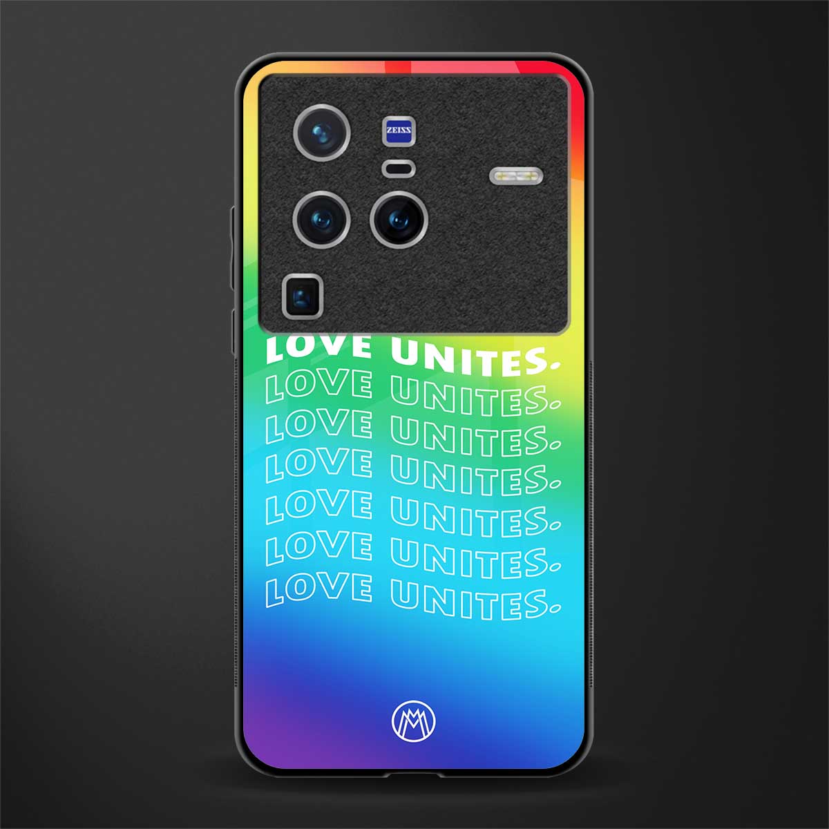 love unites glass case for vivo x80 pro 5g image