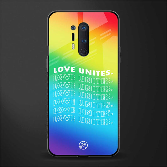 love unites glass case for oneplus 8 pro image