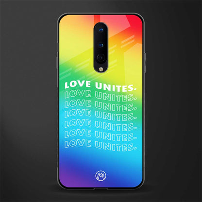 love unites glass case for oneplus 8 image