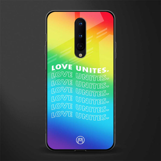 love unites glass case for oneplus 8 image