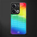 love unites back phone cover | glass case for oppo reno 8 pro