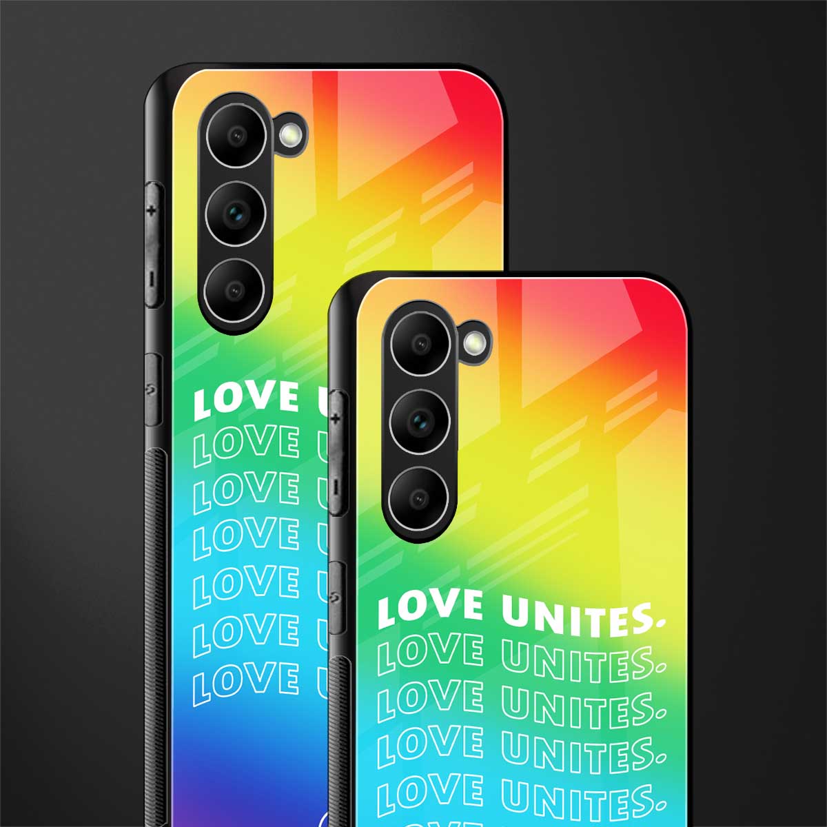 love unites glass case for phone case | glass case for samsung galaxy s23