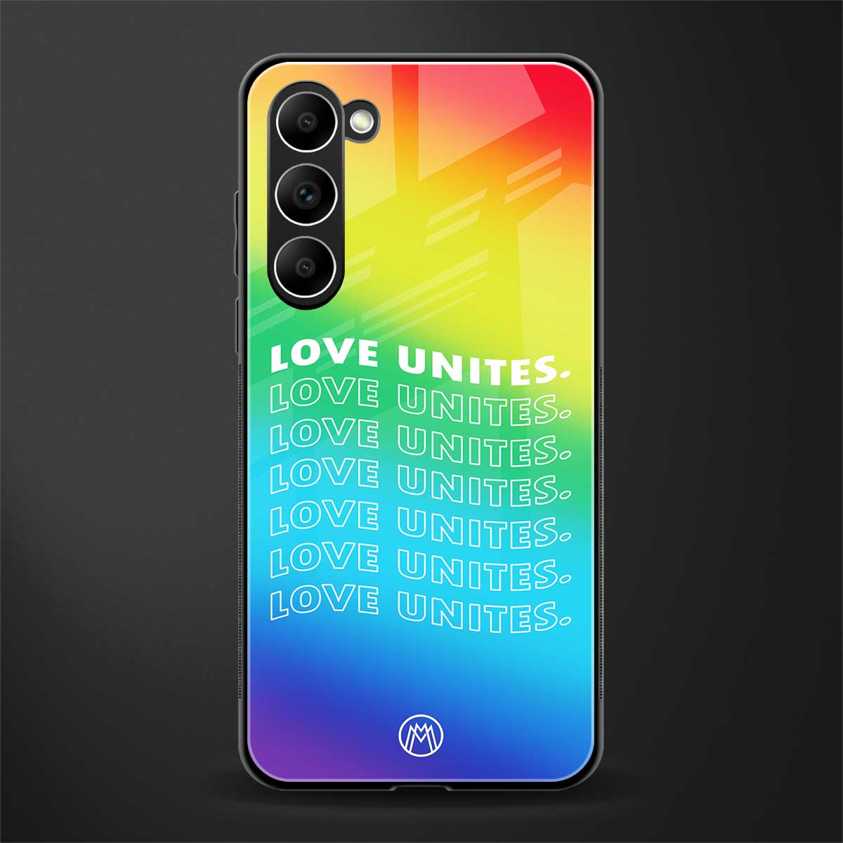 love unites glass case for phone case | glass case for samsung galaxy s23