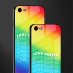 love unites glass case for iphone se 2020 image-2