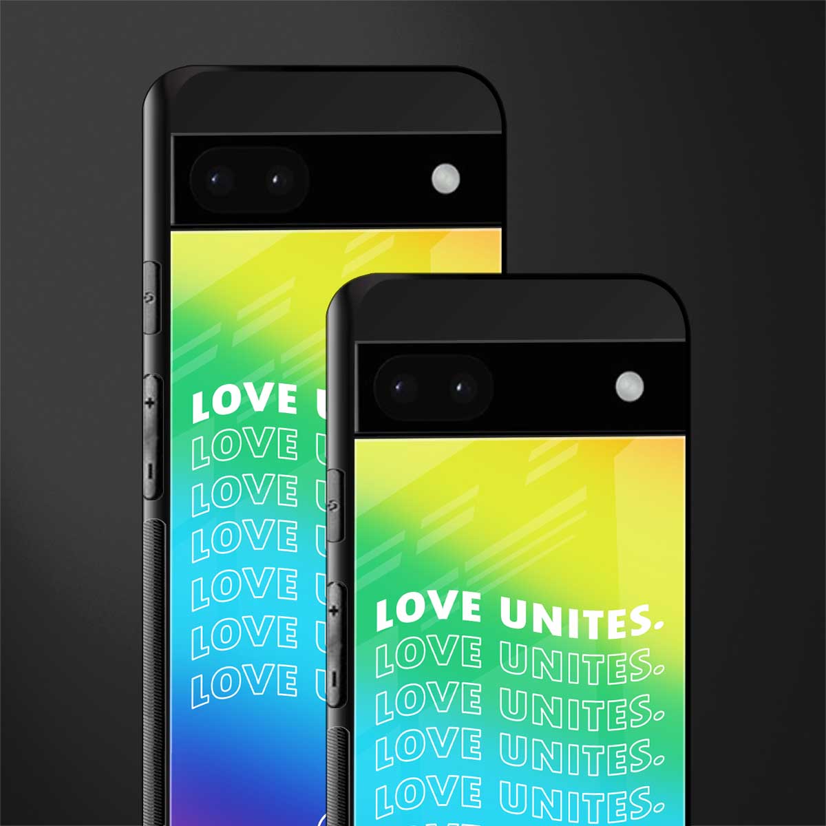 love unites back phone cover | glass case for google pixel 6a