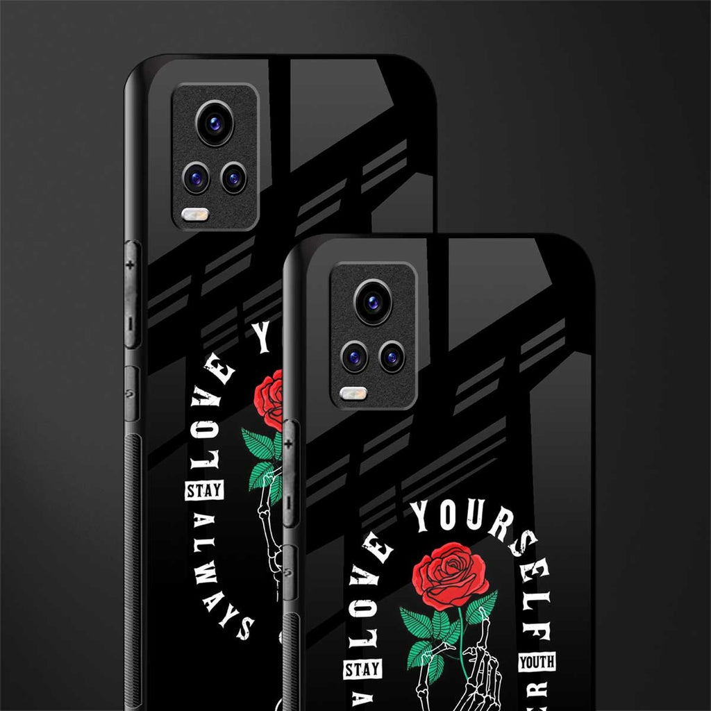 love yourself back phone cover | glass case for vivo y73