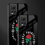 love yourself back phone cover | glass case for vivo y73