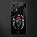 love yourself back phone cover | glass case for oppo f21 pro 4g