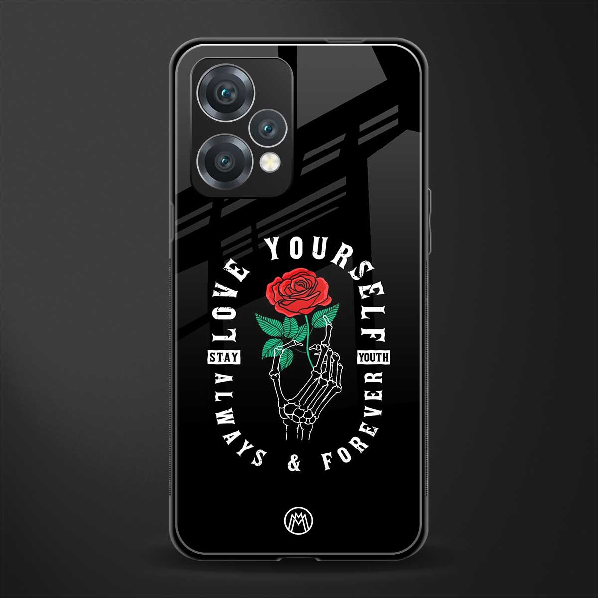 love yourself back phone cover | glass case for oneplus nord ce 2 lite 5g