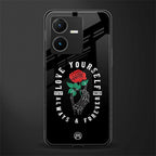 love yourself back phone cover | glass case for vivo y22