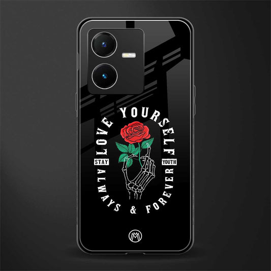 love yourself back phone cover | glass case for vivo y22