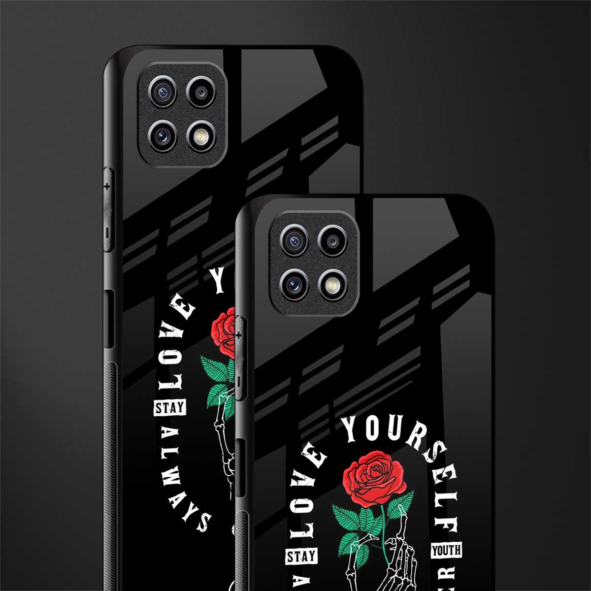 love yourself back phone cover | glass case for samsung galaxy f42