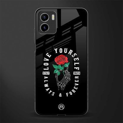 love yourself back phone cover | glass case for vivo y72