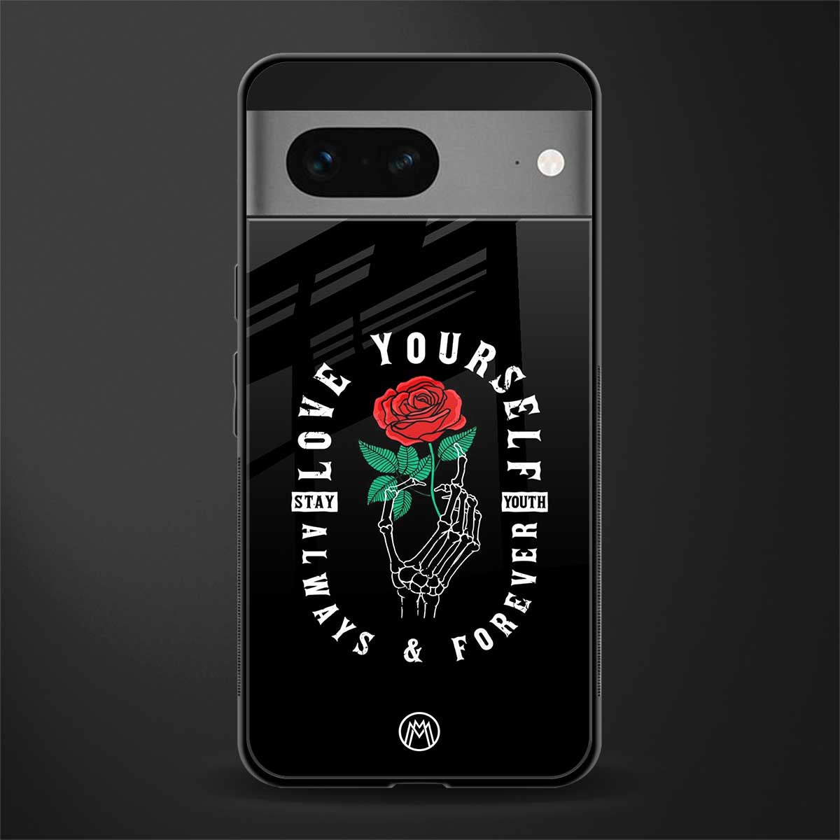 love yourself back phone cover | glass case for google pixel 7