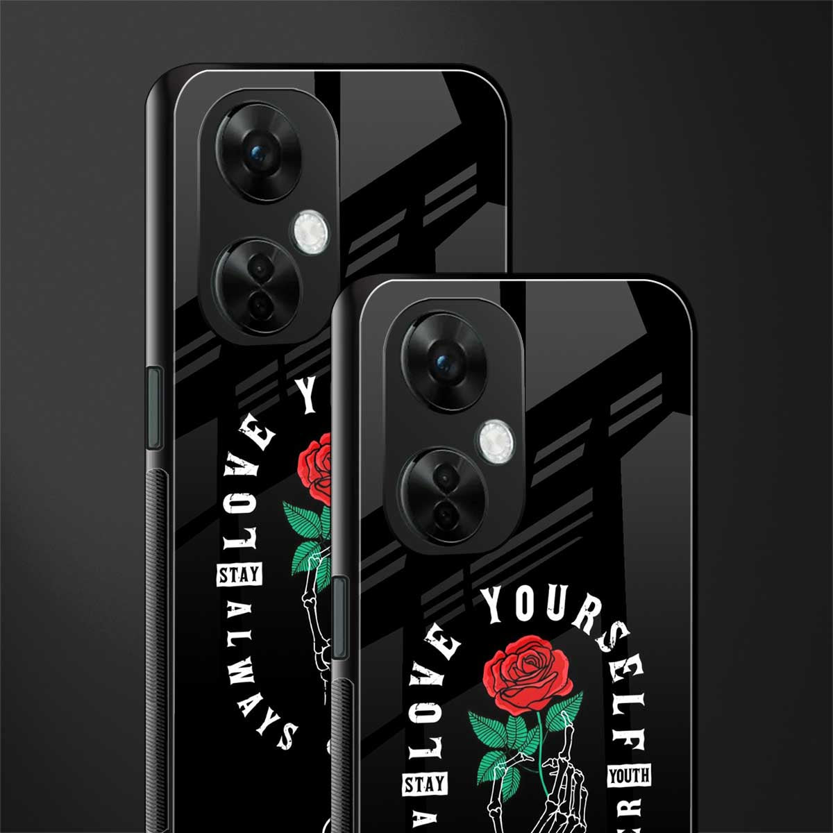 love yourself back phone cover | glass case for oneplus nord ce 3 lite