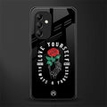 love yourself back phone cover | glass case for samsung galaxy a14 5g