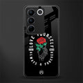 love yourself back phone cover | glass case for vivo v27 pro 5g