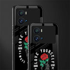 love yourself back phone cover | glass case for iQOO 9 Pro