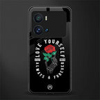 love yourself back phone cover | glass case for iQOO 9 Pro