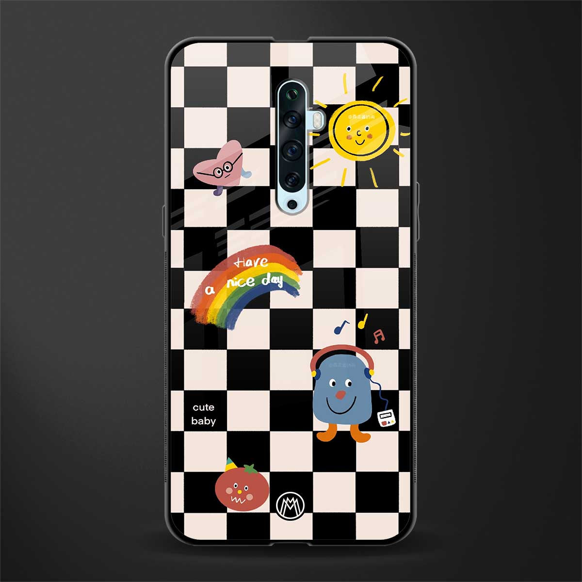 lunch break glass case for oppo reno 2z image