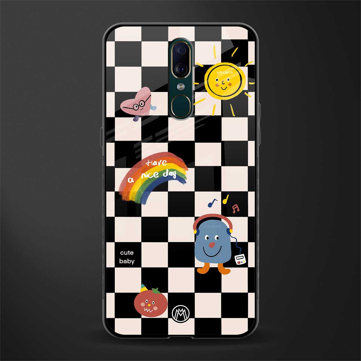 lunch break glass case for oppo f11 image