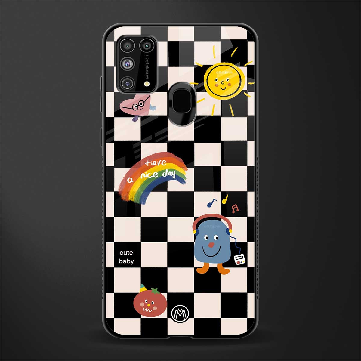 lunch break glass case for samsung galaxy m31 prime edition image