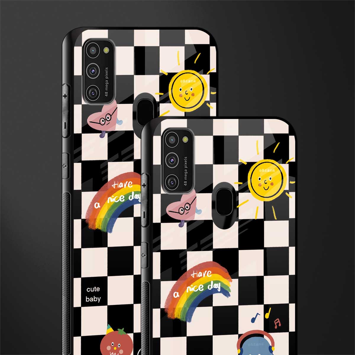 lunch break glass case for samsung galaxy m21 image-2