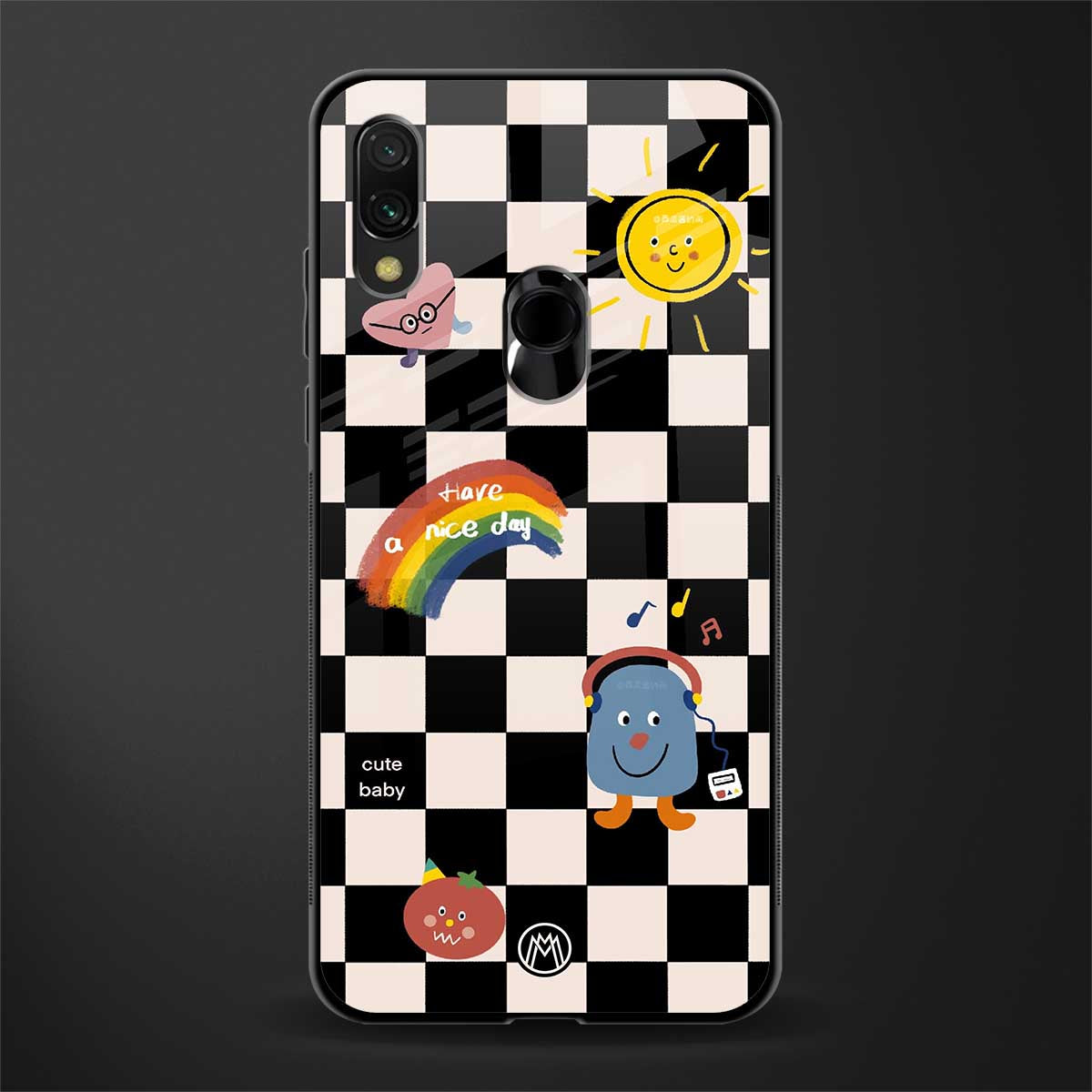 lunch break glass case for redmi note 7s image