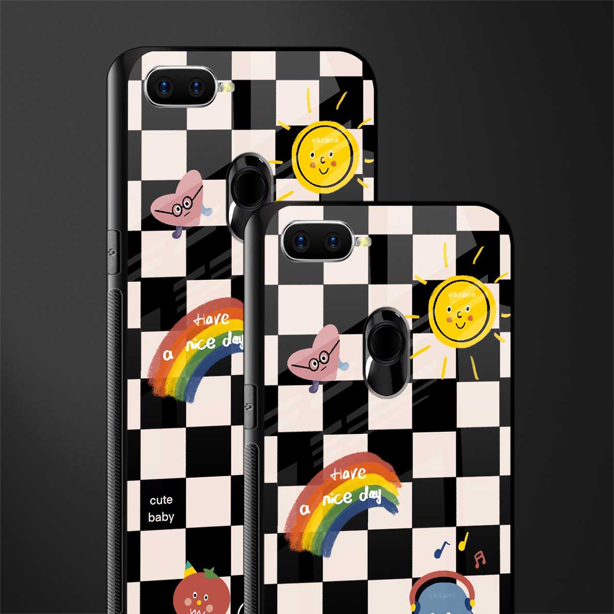 lunch break glass case for oppo a7 image-2