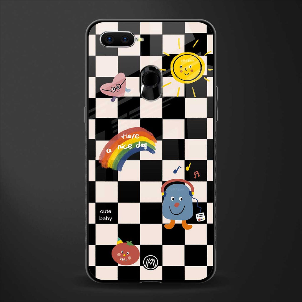 lunch break glass case for oppo a7 image