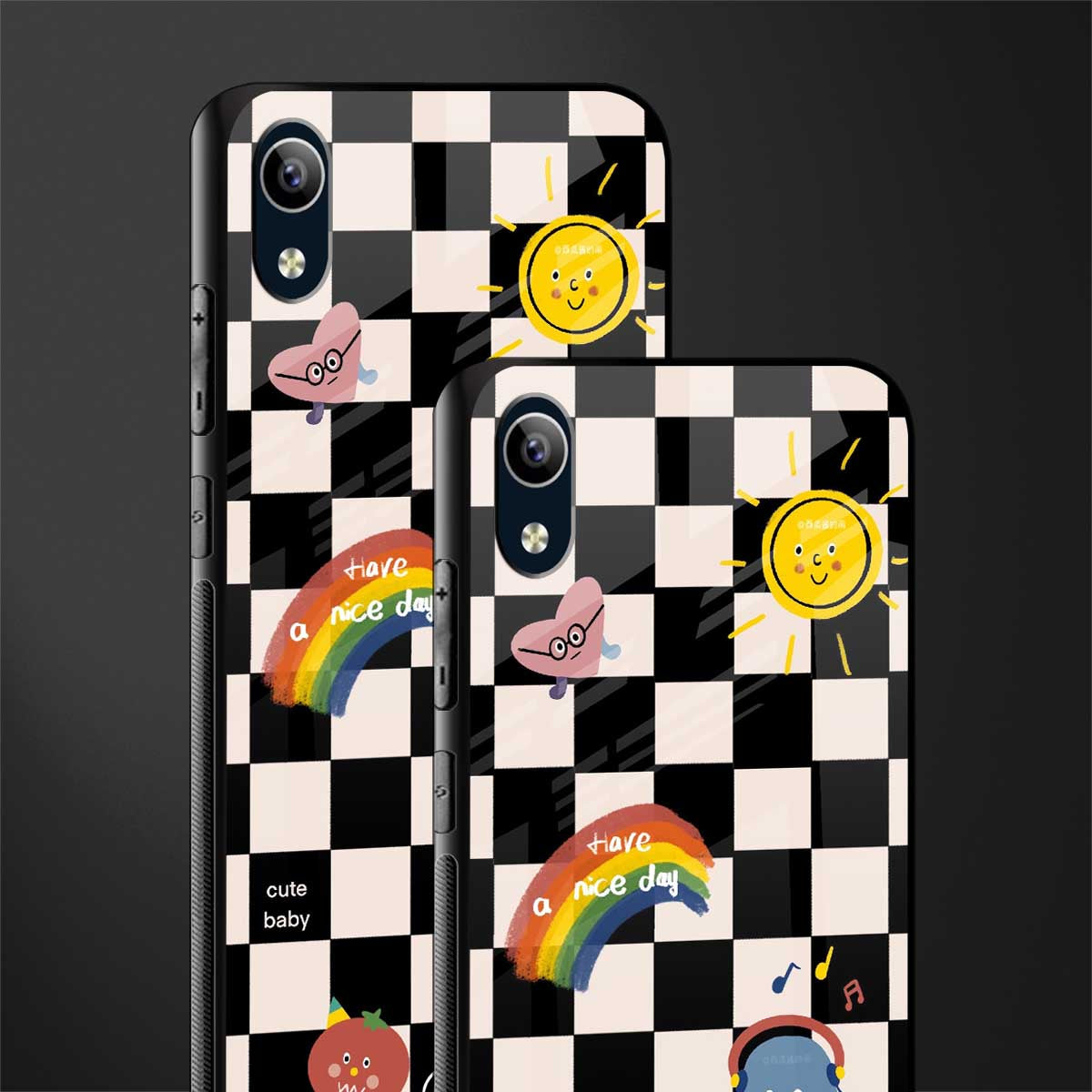 lunch break glass case for vivo y1s without fingerprint image-2