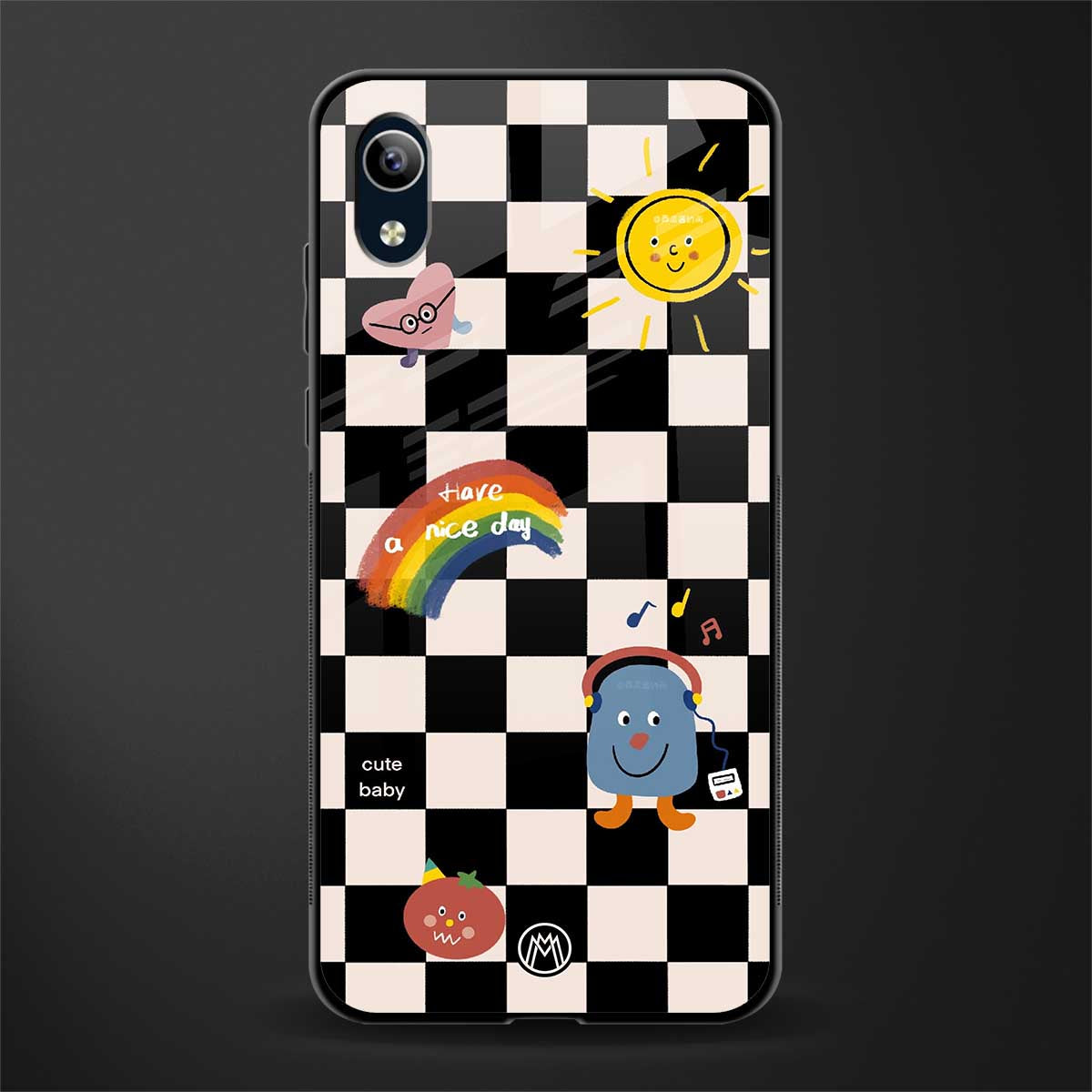 lunch break glass case for vivo y1s without fingerprint image