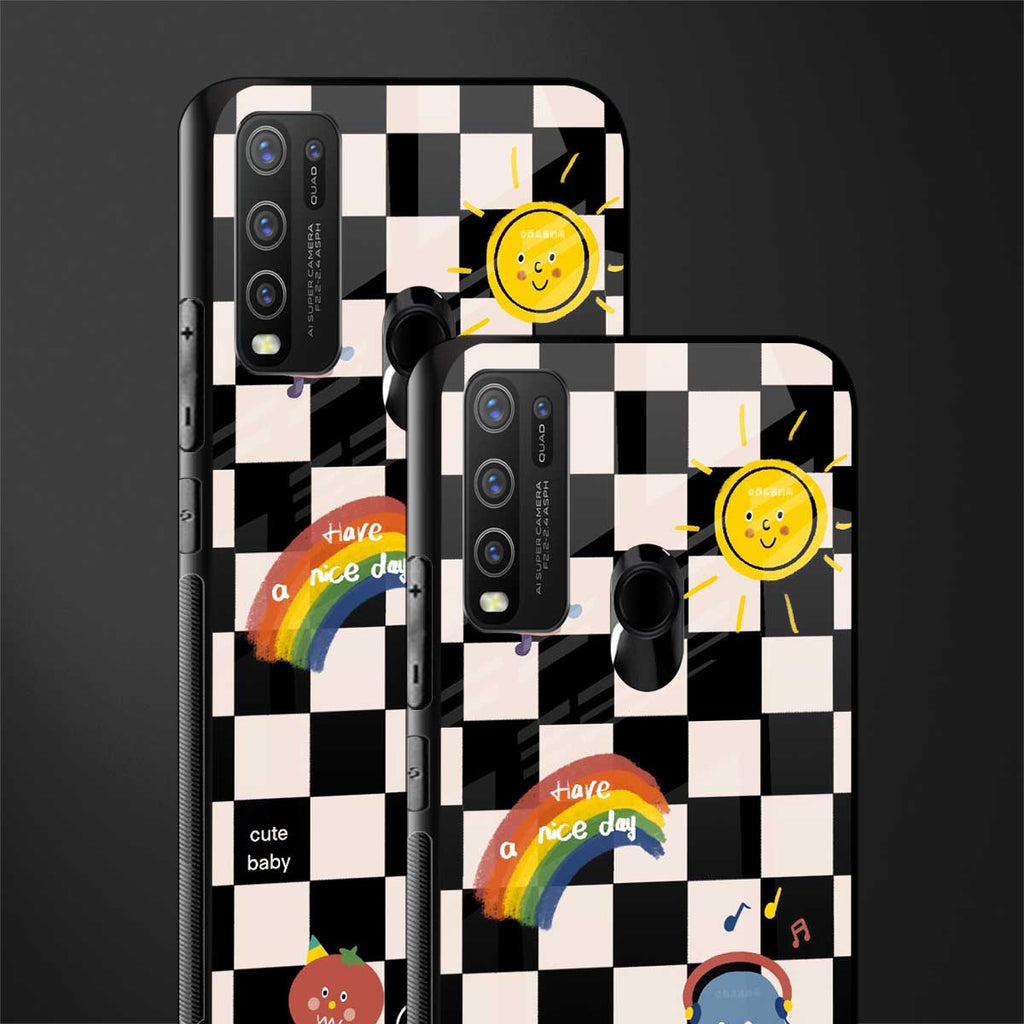 lunch break glass case for vivo y50 image-2