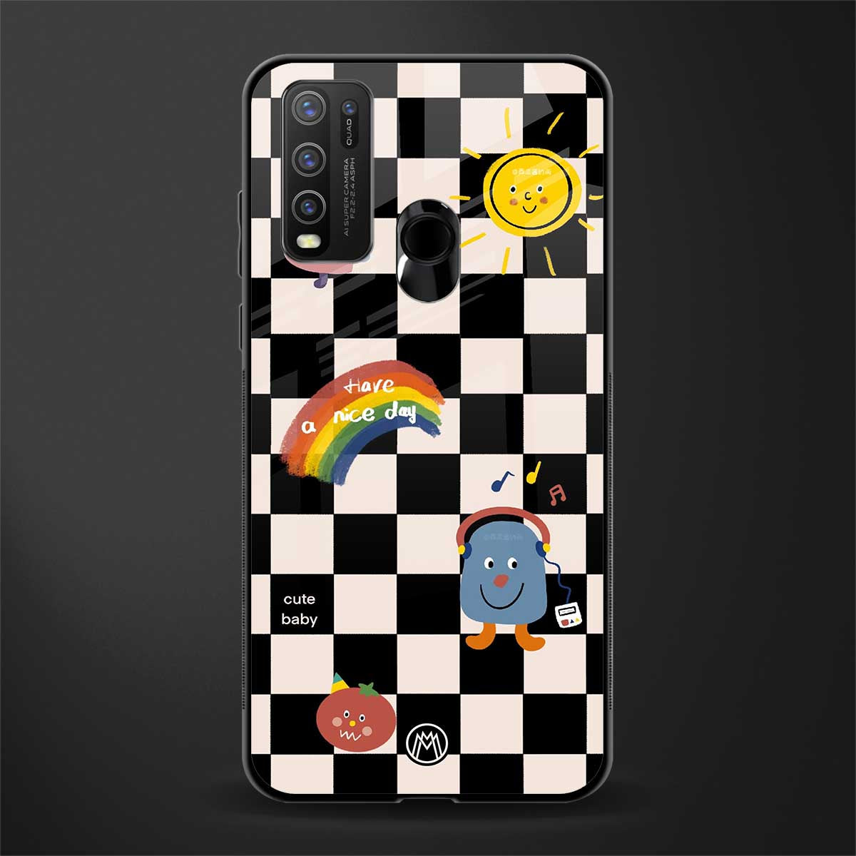 lunch break glass case for vivo y50 image