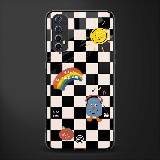 lunch break glass case for realme 7 image