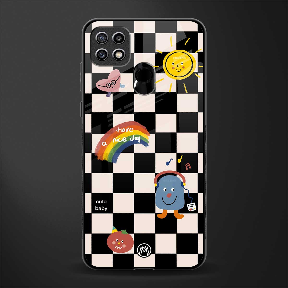 lunch break glass case for oppo a15 image