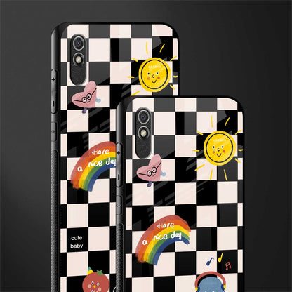 lunch break glass case for redmi 9a image-2