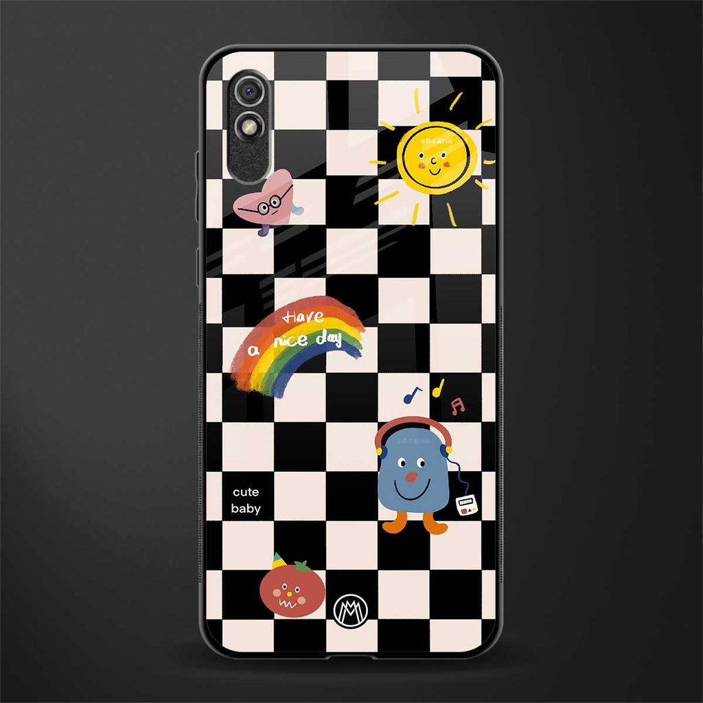 lunch break glass case for redmi 9i image