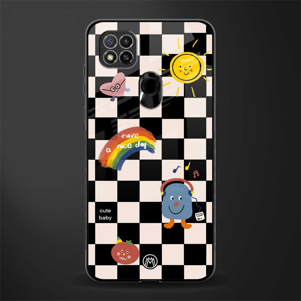 lunch break glass case for redmi 9c image