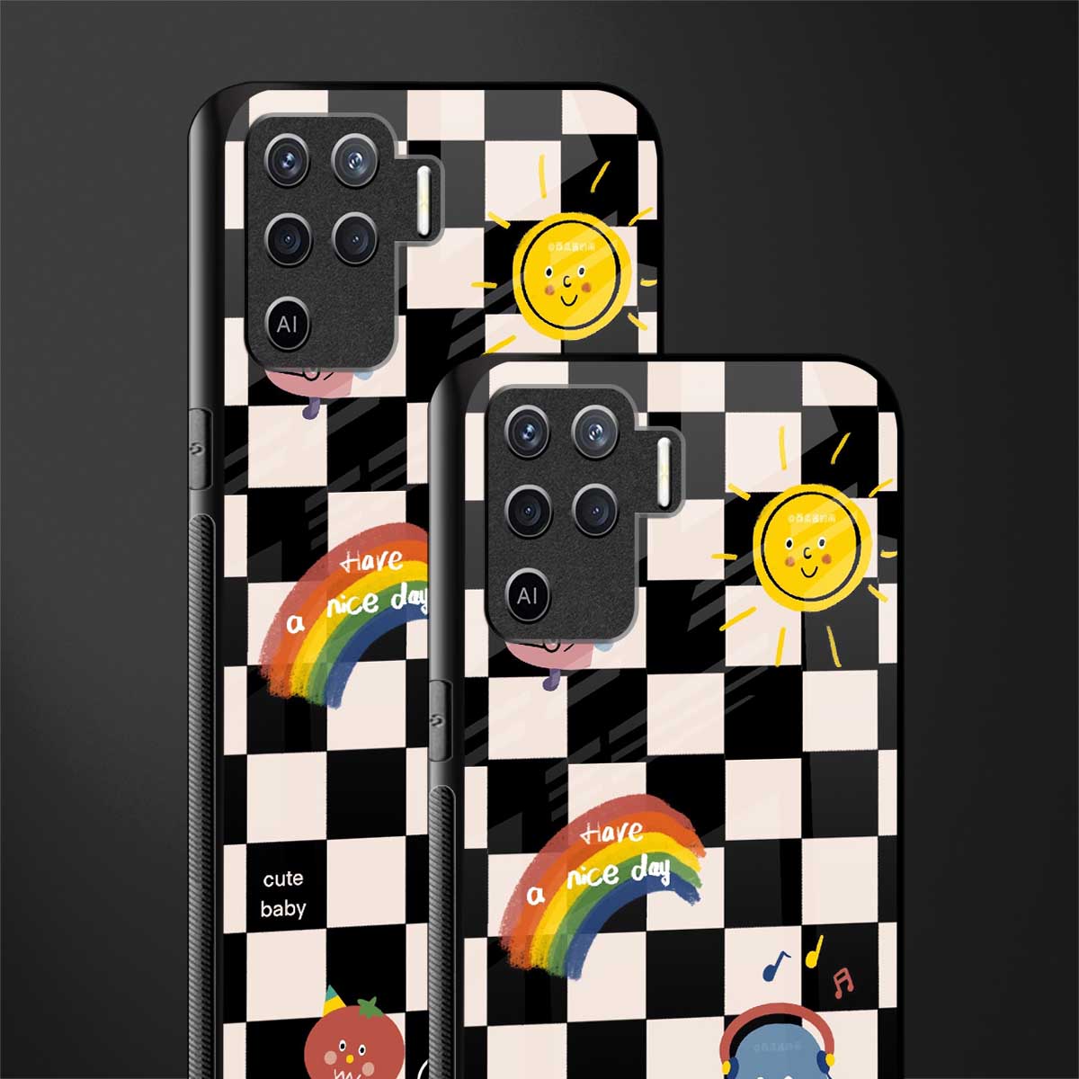 lunch break glass case for oppo f19 pro image-2