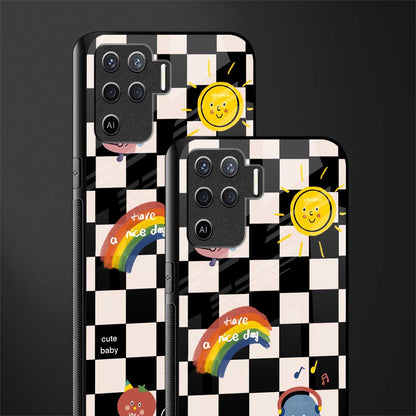 lunch break glass case for oppo f19 pro image-2