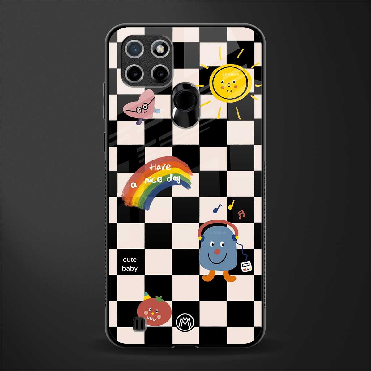 lunch break glass case for realme c21 image