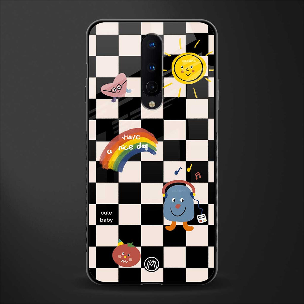 lunch break glass case for oneplus 8 image