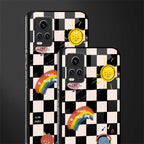 lunch break back phone cover | glass case for vivo v21e 4g