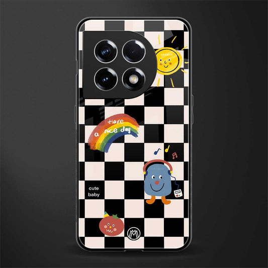 lunch break back phone cover | glass case for oneplus 11
