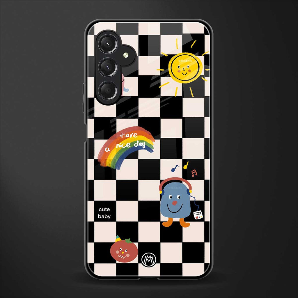 lunch break back phone cover | glass case for samsun galaxy a24 4g