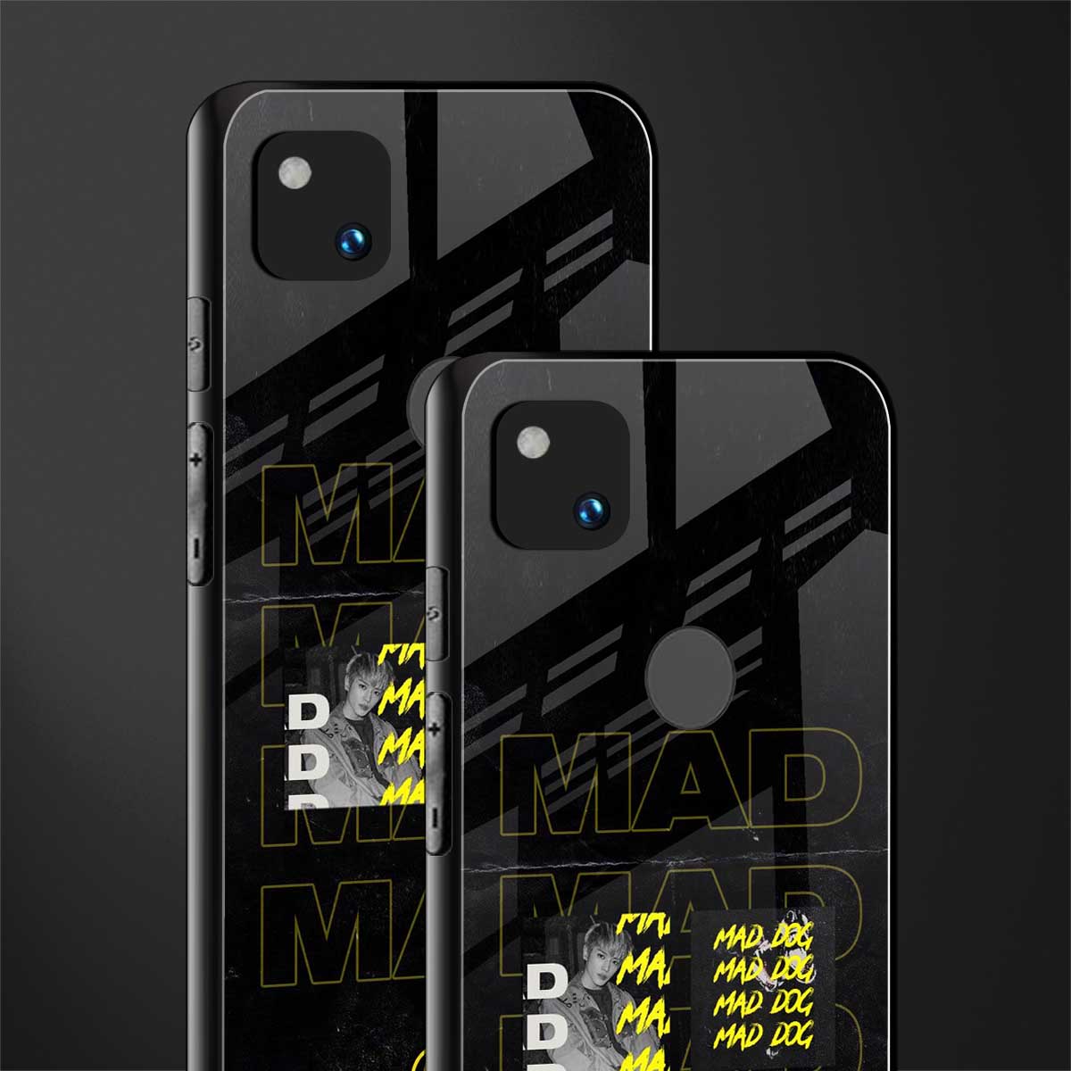 mad dog back phone cover | glass case for google pixel 4a 4g