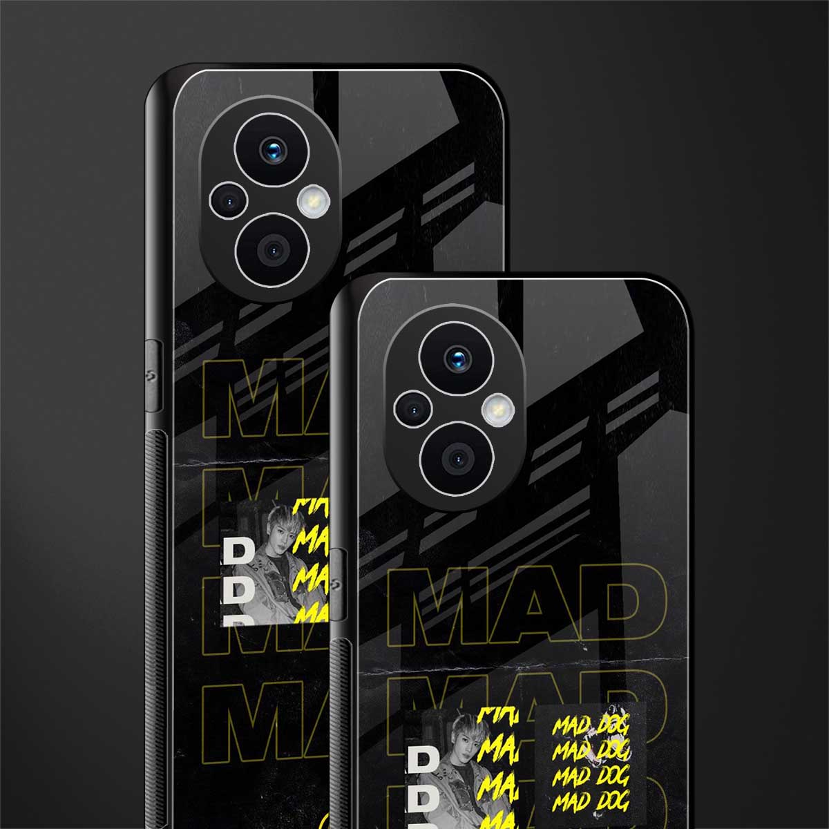 mad dog back phone cover | glass case for oppo f21 pro 5g